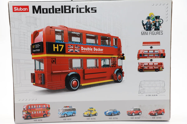 London Double Decker Bus Lego Type ritemart