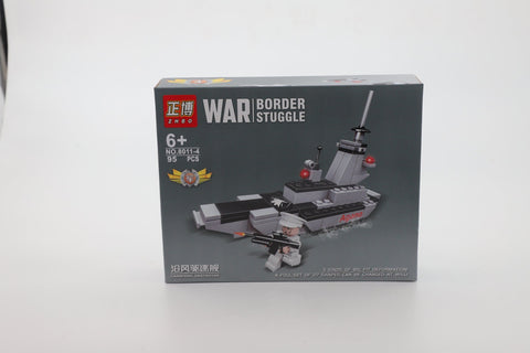 Navy War Ship Lego Type Blocks