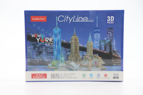 3D Puzzle of New York