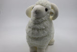 Fluffy Stuffed White Goat Doll