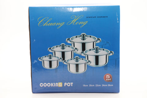 5 Set Cooking Pots