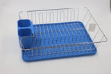 Black Chrome Dish Rack With Tray