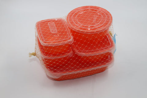 5 Set Orange  lunch box