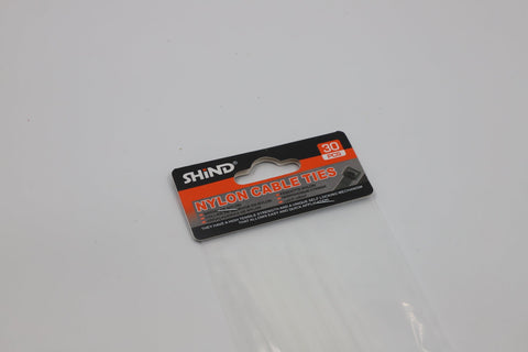 SHIND Nylon White Cable Ties
