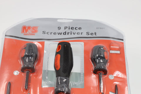 9 Piece Screwdriver Set