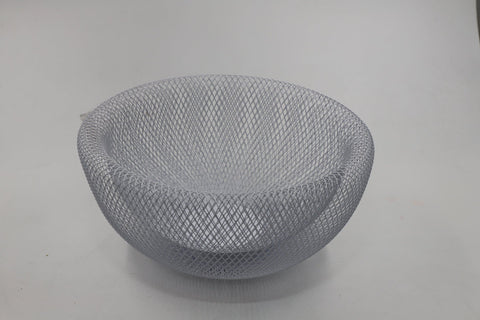 Stylish modern wire mesh fruit basket