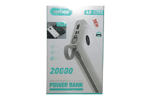 Power Bank 20000mAh  Stay Charged on the Go with the Aerbes AB-S774